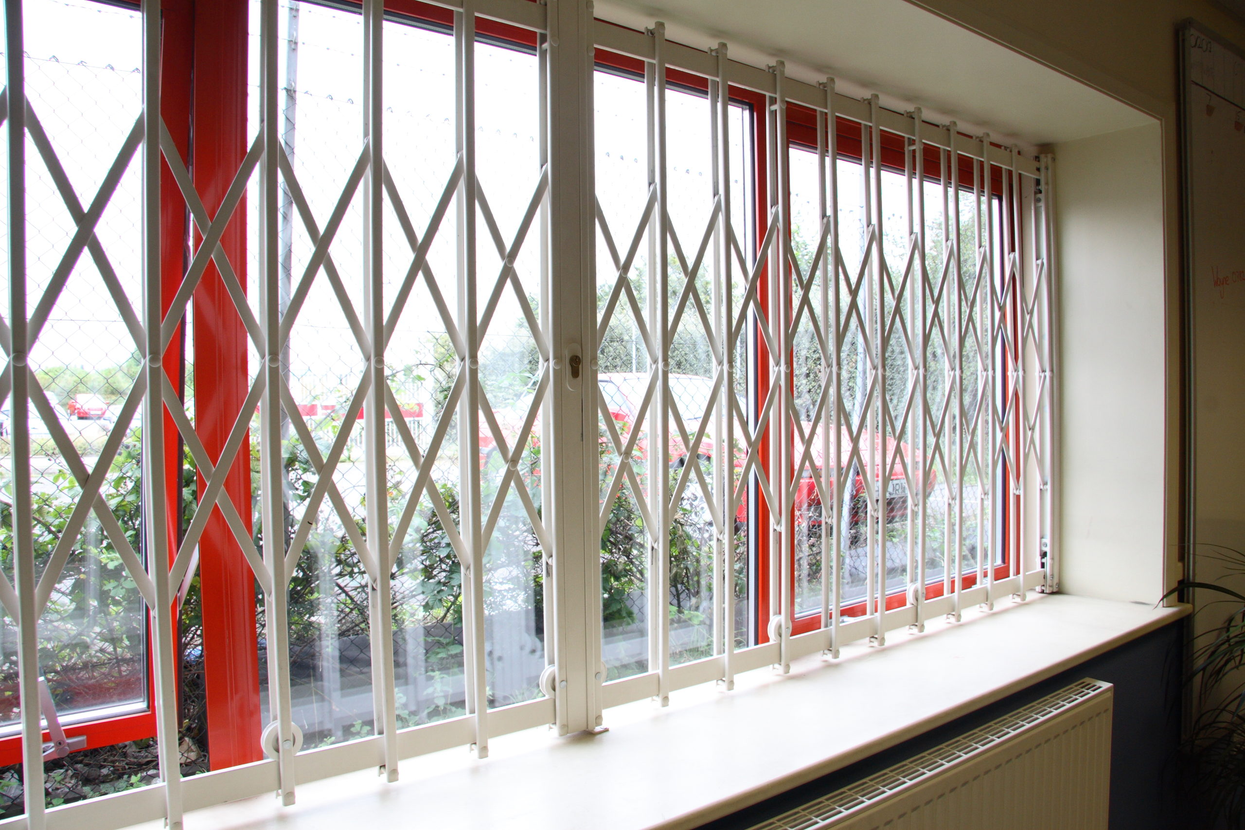 Retractable Sliding Window Grilles