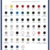 MDM Security and Fire Doors Standard Stock Colour Chart